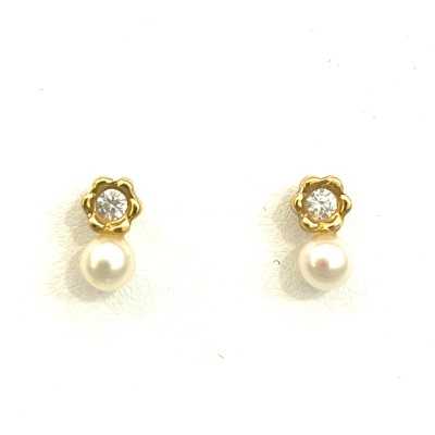 Pendientes de oro 18k...