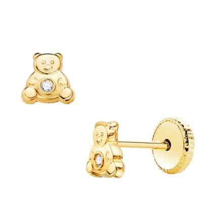Pendientes Oro 18k niña 5...
