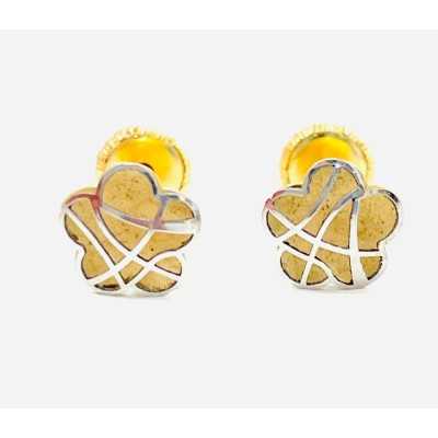 PENDIENTES.ORO.BICOLOR.18K....