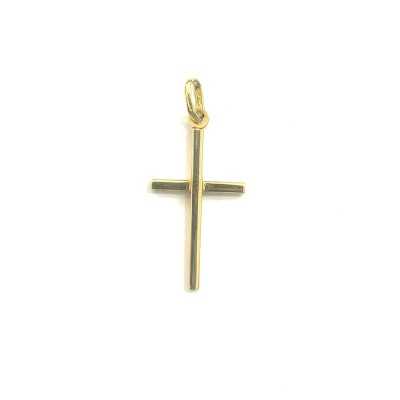 Cruz oro 18K lisa