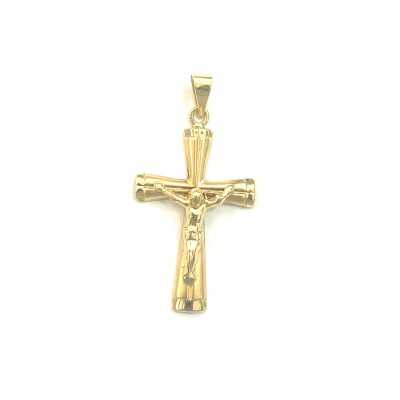 Cruz oro 18K con Cristo...