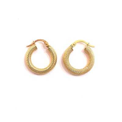 Argollas oro 18k