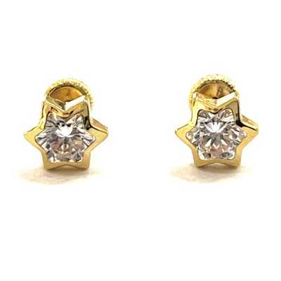 Pendientes Estrellas .Oro...