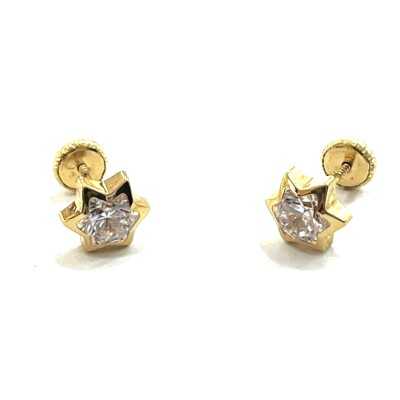 Pendientes Estrellas .Oro...