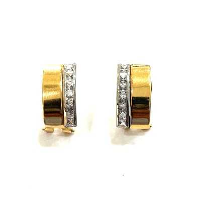 Pendientes de oro 18k y...