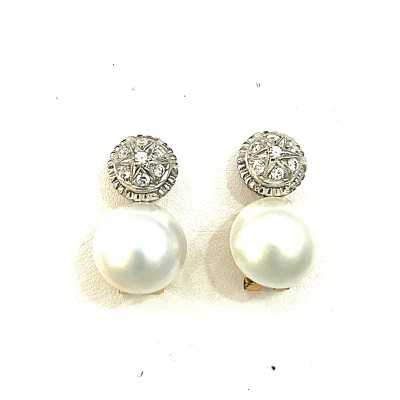 Pendientes de oro Bicolor...