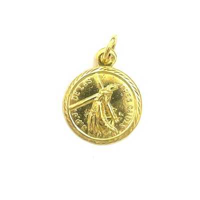 Medalla oro 18k escapulario...